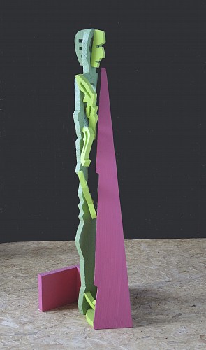 Ludwig Stocker | Aneignung (Donatello), 2014 | Polystyrol, Farbe 169 cm hoch| Ref. 508