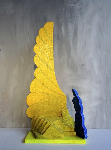 Ludwig Stocker |  Aufwärts, 2012 | Polystyrol, Farbe 77 cm hoch | Ref. 510
