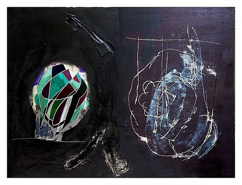 Franco Corradini | Buscando luz, 2012| Mischtechnik auf Holz, 90 x 120 cm| Ref. 759