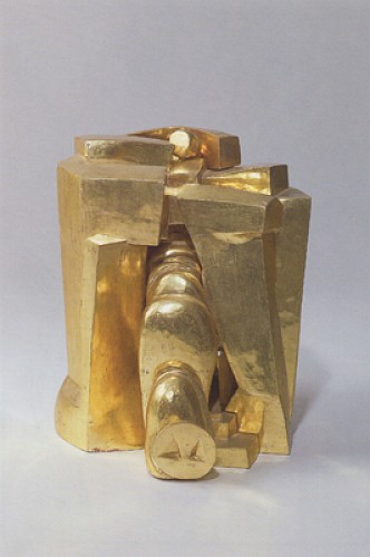 Robert Müller | Lustbunker, 1967-70 |Holz vergoldet, 5-teilig, Unikat, 41 x 41 x 36 cm | Ref. 50/MM