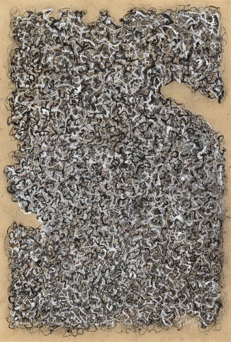 Mark Tobey|Ohne Titel, 1960|Mischtechnik auf Velin, 27 x 18,5 cm|Ref. 27/OW