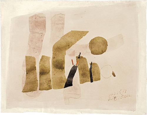 Julius Bissier|H.23.5.63, 1963|Eioeltempera auf selbstgrundierter Baumwolle, 39,5 x 50 cm|Ref. 83/AB