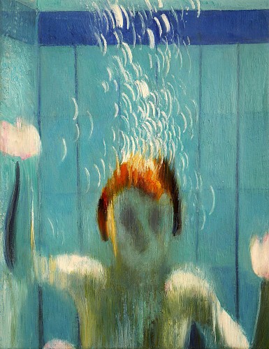 Lorenz Spring| Unterwasser II, 2017 |Oel auf Leinwand, 35 x 27 cm | Ref. 5576