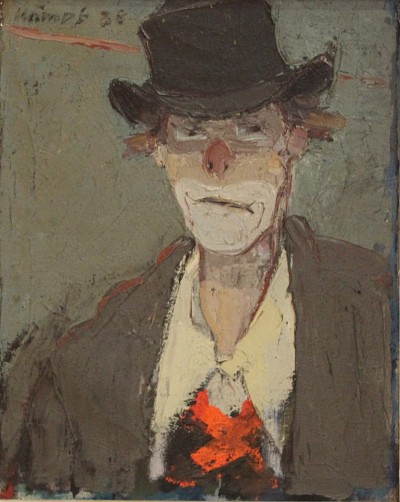 Clown, 1936 |Oel auf Leinwand, 55 x 42 cm | Ref. U. 817