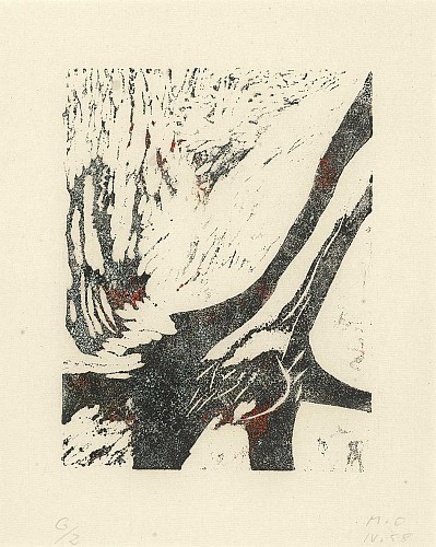Meret Oppenheim| Der Maladitbaum, 1958|Holzschnitt auf chinesischem Papier, 24,5 x 20 cm LM| Ref. 1/RK