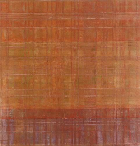 Rapold, Lukas |Aurum Nr. 2, Paris, 2008 |Acryl, Metallpigmente auf Leinwand |110 x 105 cm |Ref. 44