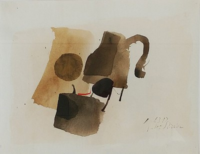 A 63.17, 1963 | Aquarell auf Papier | 24,5 x 31,5 cm | U. 716