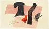 Julius Bissier|A.28.2.64, 1964|Eioeltempera auf selbstgrundierter Baumwolle, 12 x 20,4 cm|Ref. 85/AB