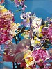 Blüten XII, 2013|Oel, Fotoüberarbeitung, Collage auf Leinwand|40 x 30 cm|Ref. 4956-1